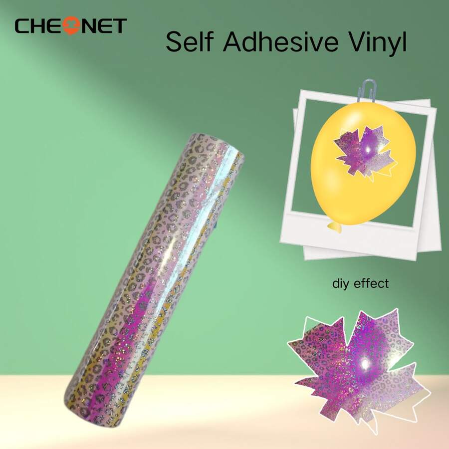 CHEONET-1卷转移胶带，适用于永久性自粘乙烯基材料，可用于乙烯基贴纸，是派对装饰、汽车贴纸DIY、工艺切割的理想之选，粘性强，转移效率高。