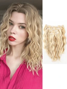 12 Inch Women's Fashion Wavy Curly Short Hair Extensions, Top Hair Extensions, Wigs, Ponytail - 彩色 - 查看 20