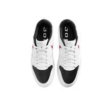 Nike Sepatu Basket Retro Low-Top Jordan COURT CONNECT Comfort Fit Pria Putih/Merah - Red and White - View 5