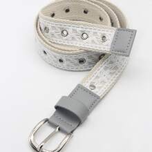 1pc Vintage Buckle Fashion Versatile Belt, Sexy Denim Decoration - Multicolor - View 5