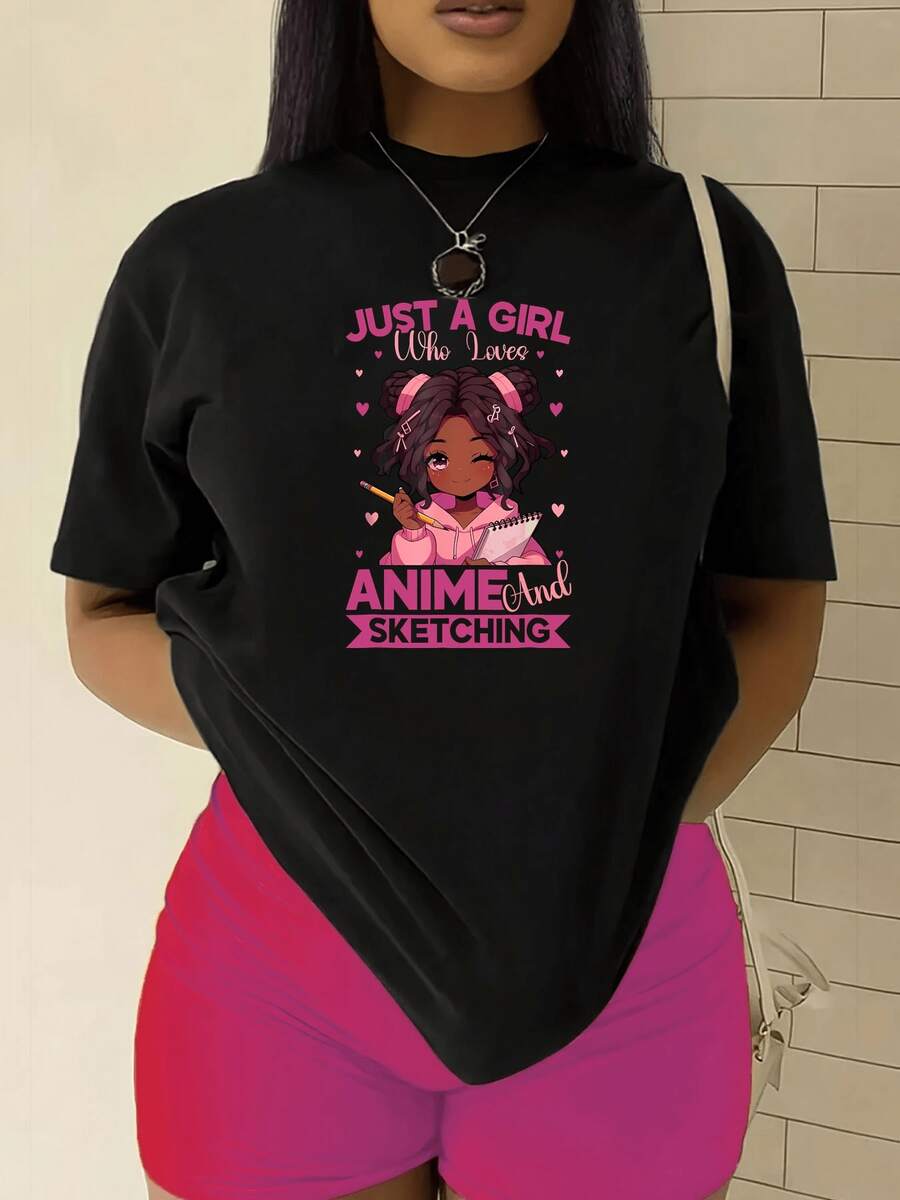 Camiseta de mujer con diseño retro único y moderno, hecha de tela suave y cómoda. Camiseta de manga corta, un estilo sencillo y a la moda, perfectara un look casual elegante. Un must-have para las mujeres.