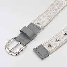 1pc Vintage Buckle Fashion Versatile Belt, Sexy Denim Decoration - Multicolor - View 4