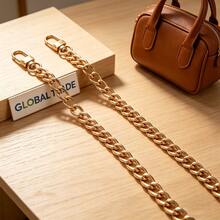 Cadena de metal, adecuada para diversos estilos de DIY de carteras, accesorio de atmósfera exquisita - oro - Ver 8