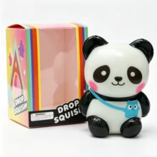 New Glitter Crystal Duck Shaped Squeeze And Release Toys, Slow Rebound Release Toys, Casual Holiday Gifts, High Aesthetic Dopamine Colors- Soft And Slow Back,Sticky Stress Relief Toy,Cute Stuff,Travel Portable Fidget Squeeze Toys,Squishy,Perfect For All Ages Austism,Ideal Holiday Gifts,Fun Cute Gift,Birthday Gifts,Easter Gifts,Halloween Gifts,Christmas Gifts,Christmas Stocking Fillers,Party Bag Fillers( Random Color) - 4 chú gấu trúc (ngẫu nhiên) - Xem 1