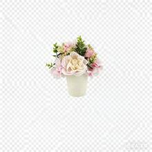 1/2PCS Artificial Pink Peony & Hydrangea Arrangement In Pot, Faux Floral Decor For Indoor Home Artificial Pink Floral Pot, Realistic Faux Peony Arrangement For Shelf Coffee Table Decor - Pink - View 9