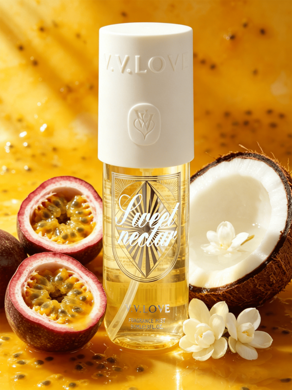 Bruma profumata al frutto della passione e cocco, spray naturale e fresco, portatile, adatto per feste, regali, compleanni