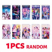 Bộ 10 cuốn sổ tay hoạt hình K-Pop, sổ tay gáy xoắn tiện dụng với họa tiết nhân vật hoạt hình dễ thương. - Nhiều màu - Xem 9