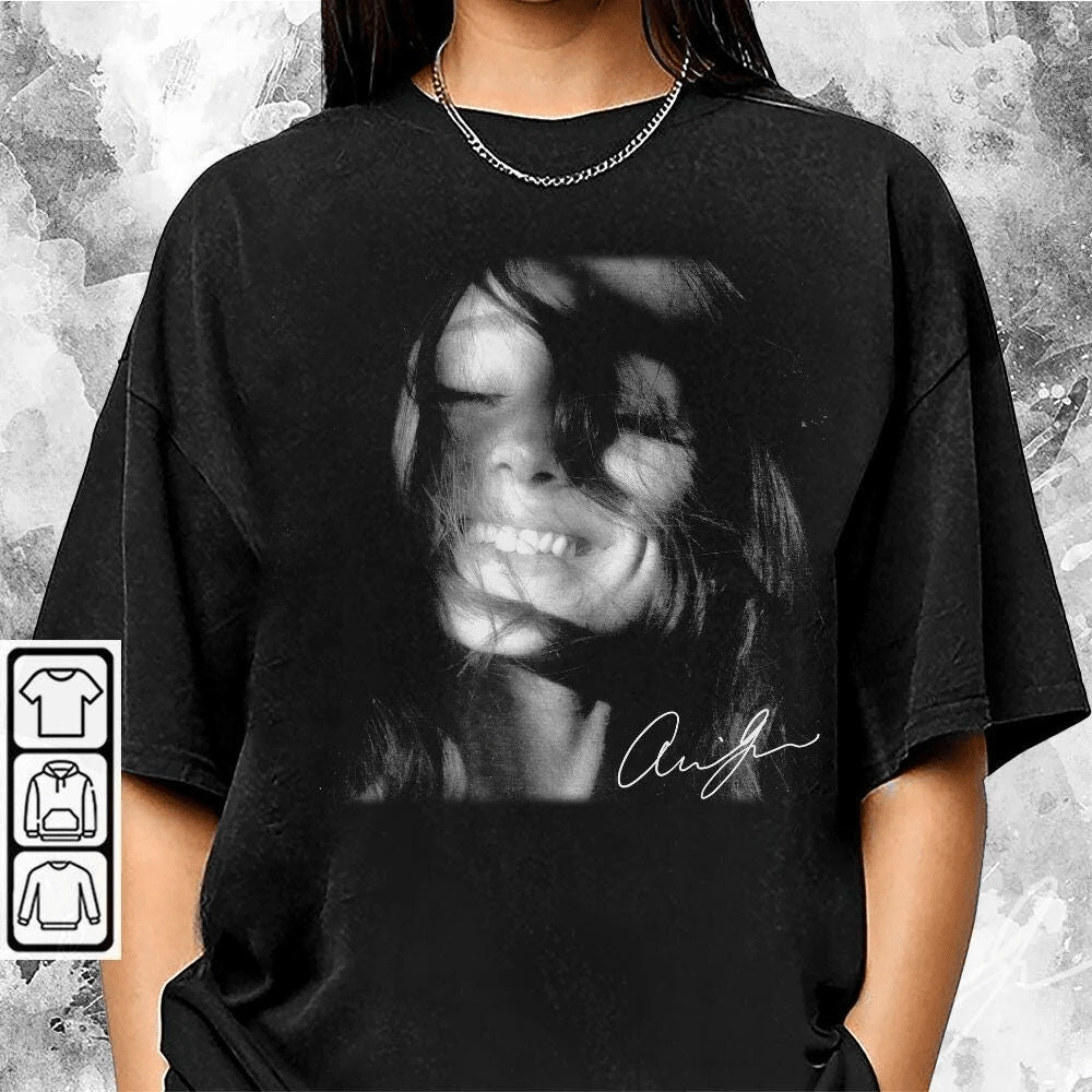 Ariana Petal Album Vintage Shirt Vintage 90s Music Shirt Ariana Album Tee Gift For Fans - 黑色 - 查看 1