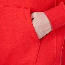 Nike Sportswear Club Logo印花圖案抽繩連帽長袖衛衣 男款 大紅色 - 紅色 - 查看 4