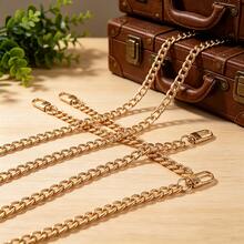 Cadena de metal, adecuada para diversos estilos de DIY de carteras, accesorio de atmósfera exquisita - oro - Ver 5