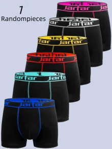 1/3/6 chiếc quần boxer nam màu trơn, làm từ vải polyester, mềm mại và thân thiện với da, phù hợp cho thể thao, đám cưới, tỏ tình, kỷ niệm, mặc hàng ngày và các dịp khác. Quần short nam, quần boxer nam, quà tặng cho bạn trai, quà tặng Ngày của Cha, đồ lót nam - Nhiều màu - Xem 22