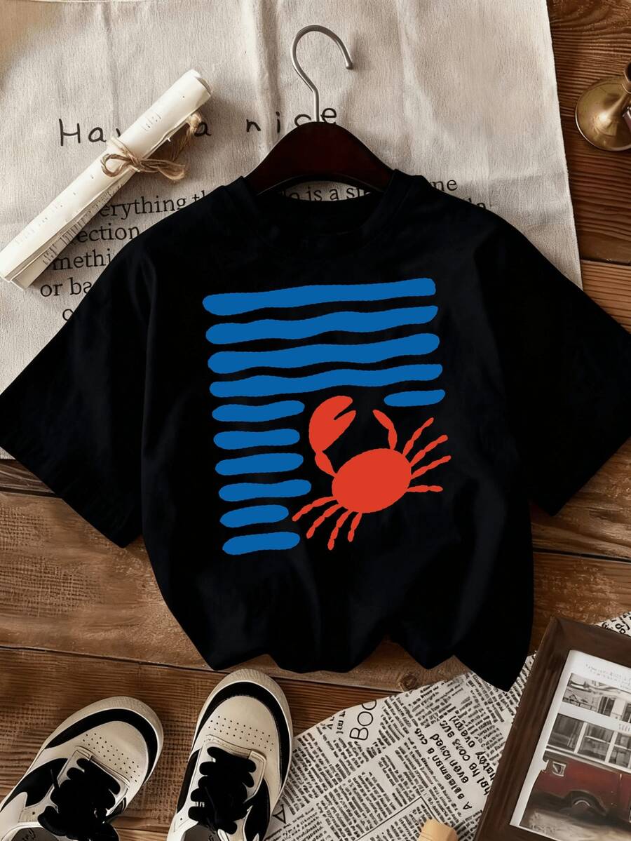 Camiseta básica suave negrara mujer - Camiseta de uste hoado y manga corta compatible con blusa, adecu para uso casual y elegante, lavable a máquina, atuendos diarios cómodos, prenda esencial de ar minimalista (sin transparencia, no-)