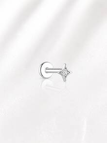 1 đôi bông tai hình ngôi sao vuông cổ điển mạ vàng 18K, bạc 925 cao cấp, màu vàng/bạc, không gây dị ứng, phù hợp cho phụ nữ và bé gái đeo hàng ngày, quà tặng Ngày của Mẹ, đám cưới, tiệc tùng. - Vàng - Xem 14
