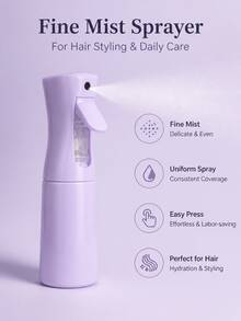 1/6pcs Cleaning & Beauty Spray Bottles, Fine Mist Spray Bottles, Continuous Spray Refill Bottles For Beauty Salons, Ultra-Fine Mist Spray Bottles - Hair, Home Cleaning, Salon, Gardening, Beauty, Plants, Skin Care, Hair, Cleaning, Body Care And Other Continuous Spray Bottles, Fine Mist Spray Bottles Continuous Spray Bottles - Multicolor - View 6