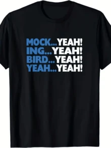 Large Words That Convey Positive Energy And A Fun Rhythm With Repeated Text That Inspires Enthusiasm And Good Humor. Modern Casual Women's T-Shirt For Everyday Wear And Joyful Moments. - 黑色 - 查看 8