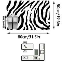 1PC Rug, Carpet, Area Rug, Door Mat, Nordic Modern Abstract Geometric Line Zebra Stripe Outdoor Carpet, Entrance, Balcony, Garden, Outdoor, Patio, Living Room, All Season Soft Machine Washable Rug Mat, Home Decor - Multicolor - View 13
