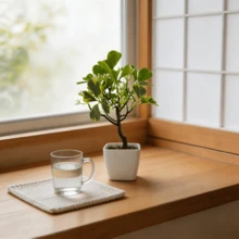 人造盆景树，仿真绿色植物装饰，适用于室内家居办公室桌面，简约风格，人造绿植装饰，适合北欧农舍风格家居。 - 綠色 - 查看 3