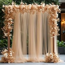 Bộ 2 rèm phông nền tiệc màu xanh ngọc lục bảo - Kích thước 299.72x149.86cm, chất liệu vải lưới polyester mềm mại, phù hợp cho đám cưới, lễ tốt nghiệp và nhiều dịp khác - Trang trí trong nhà/ngoài trời, không cần điện, giặt tay, tạo không gian mộng mơ, phong cách thủ công, chất liệu cao cấp, trang trí nhà cửa, rèm cửa thanh lịch. - nhiều màu - Xem 15
