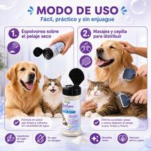 Shampoo en Polvo para Perros y Gatos Fancy Pets 120gr Cat accessories Corta uñas para perro Cat toys Kitten Dog Guarderia canina Mascotas Cachorro Accesorios - 100 g - Ver 2