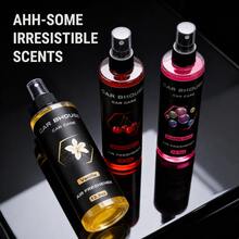 大容量花果香型车载空气清新喷雾，持久留香，有效去除异味，净化空气，适用于汽车、家居、浴室、卧室、酒店和办公室。多功能香薰喷雾，女性必备，适合露营和房车旅行，是送给女性、男性和情侣的绝佳礼物，为任何空间营造清新花果香氛围。 - 多色 - 查看 3