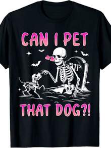 Camiseta de mujer con temática de Halloween 2025 - Blusa casual y elegante de manga corta, lavable a máquina y aptara uso durante todo el año, envi localmente para un entrega rápida (Compatible con -O, Camiseta de color sólido fácil de usar para el día a día) - Negro - Ver 2