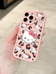 Miniso غطاء هاتف سميك مقاوم للصدمات بتصميم هالو كيتي الوردي الأنثوي، متوافق مع موديلات آيفون 17 برو ماكس، 17، 16 برو ماكس، 15 برو ماكس، 16 برو ماكس، 14، 13، 12، 11، 14 برو، 15 بلس، 12 برو، 16 بلس، XS، 14 برو ماكس، 13 برو وغيرها، بطباعة كرتونية جميلة - وردي - مشاهدة 2