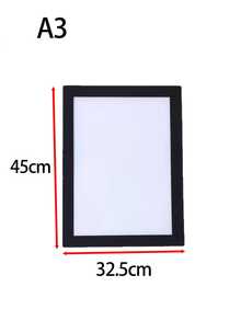 6pcs A4/A3 Size Magnetic Poster Frames, Reusable Silver/Black Photo Display Wall Decor, Modern Gallery Hanging Hooks, Photo Stands, Art Prints, Certificates, Office Wall Stickers, Suitable For Home, Company And School Poster And Photo Decoration - Multicolor - View 15
