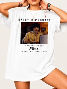 Strangerss Thingss Mike T-Shirt For Fans Of The Series - 100% Cotton Unisex, Humorous Birthday Design, Comfortable Streetwear Style - White - View 1