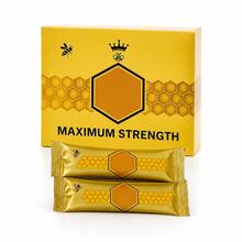 Natural Honey Jelly Sachets With Bee Pollen, Ginseng & Herbal Extract, Premium 12 Pack Full Box, 20G Per Sachet Natural Energy Supplement - 1件 - 查看 3
