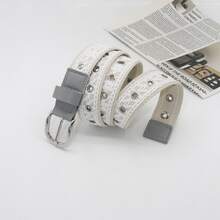 1pc Vintage Buckle Fashion Versatile Belt, Sexy Denim Decoration - Multicolor - View 9