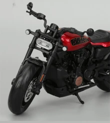 Maisto Harley 1:12 比例合金金属摩托车模型，可收藏的桌面摆件和男士礼物 - 彩色 - 查看 6