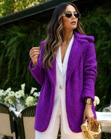 Women Winter Coats - Morado - Ver 2
