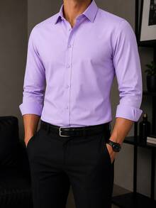 Rand paul Men Shirts - Mauve Purple - View 1