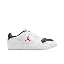 Nike Sepatu Basket Retro Low-Top Jordan COURT CONNECT Comfort Fit Pria Putih/Merah - Red and White - View 3