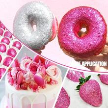 Shimmer Edible Glitter Luster Dust, Decor Powder For Drinks, Cupcakes, Cakes And Chocolate Making - Multicolor - View 4