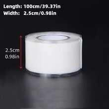 1pc Silicone Sealing Tape - Quick Repair For Leaking Pipes In Kitchen And Bathroom, Suitable For PVC Pipes / Glass / Metal / Stone, High & Low Temperature Resistant, No Tools Needed For Installation, Durable Sealing, Specialized For Pipe Leakage Emergency Repair, Sealing Tape, Silicone Sealing Strip, Long-Lasting Sealant Tape, Heat Resistant Sealing Tape, Suitable For Plumbers, Property Managers, Emergency Repair - Upgraded Silicone Waterproof Tape - View 8