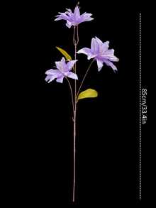 1/3/6 bucăți flori artificiale de crin, flori false de 85 cm, potrivite pentru perete, living, dormitor, nuntă, petrecere, decorare, umplutură pentru masă, casă, decor de masă, bucătărie, nuntă, masă, centru de masă, birou, grădină, exterior, casă, decorare curte, potrivite pentru decor sezonier primăvară, vară, toamnă, iarnă - Violet - Vizualizare 3