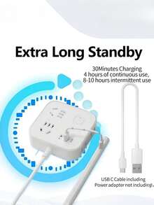 1pc Universal Active Capacitive Stylus Pen, Supports Writing, Drawing, Note-Taking, Aluminum Alloy Body, 8-Hour Usage, Type-C Charging, Magnetic Adsorption, Compatible With Smartphones & Tablets, Detachable Tip, 150-Day Standby - View 8