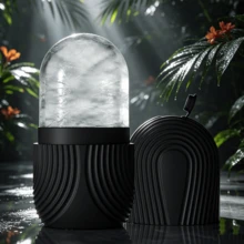Rolă de gheață pentru față și ochi, instrument de iluminare a pielii din silicon, fără formaldehidă, reutilizabilă, nu necesită baterie sau electricitate, pentru îngrijirea zilnică a pielii și relaxare - Multicolor - Vizualizare 16