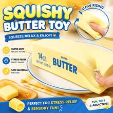 1pc Extra-Large Size Large Slow Rising Squishy,Sticky Butter Sticks Squeeze Toy,Valentine's Day Gift,Party Favor Gift (9.5in 14oz Butter Squishy) - 派對玩具 - 查看 2