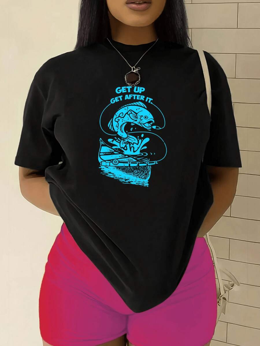 Camiseta de manga cortara mujer - Top casual suave retro de cuello redondo con mangas cortas, corte relado en línea H, liso para usar en capas o solo, lavable a máquinara uso diario y festivales, camiseta básica