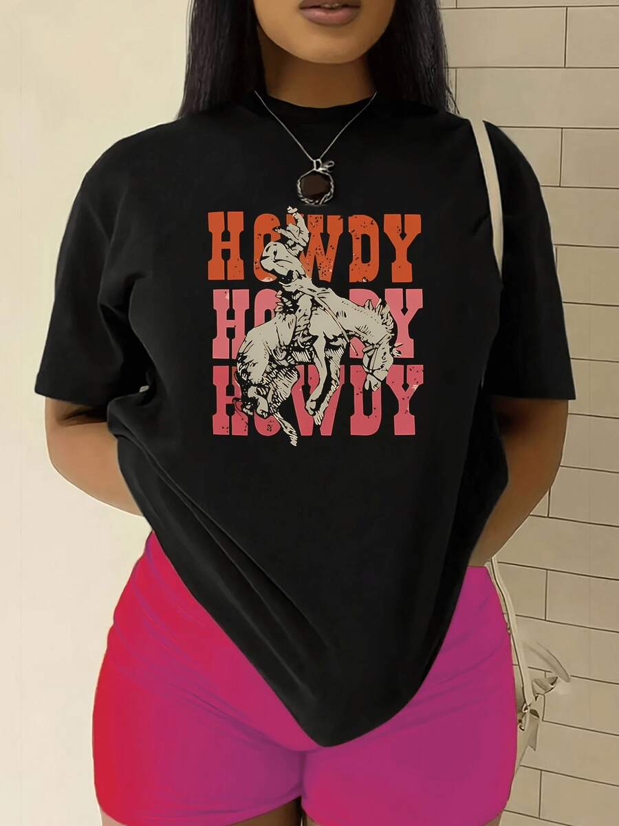 Camiseta elegante para mujer con un diseño retro único, hecha de tela suave y cómoda, con mangas cortas, perfectara un estilo casual elegante, de alta calidad, que no se encoge ni se pilla, corte hoado. Consulte la tabla de tallas.