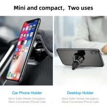 360° Rotatable Magnetic Adhesive Phone Holder, Vent Magnetic Phone Holder, Strong Metal Magnet, Suitable For All Smartphones, Vehicle Storage Organizer, Dashboard Accessory, Streamlined Design, Fashionable Accessory, High-Quality Material, Rotatable Holder, Smartphone Holder, Road Traveler, Car Owner - Car Phone Holder - View 9