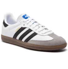 Adidas Men Casual Athletic Shoes - Black and White - View 2