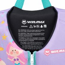 WIN.MAX 2-8岁儿童浮力游泳背心，轻便漂浮救生衣，男女童通用，泳池和海滩游泳辅助装备，配有可调节安全带，易于穿脱。 - 彩色 - 查看 5
