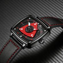 2026 New ONOLA Roller Creative Black Dial Square Case Quartz Watch 30m Waterproof Sports Gift - one-size - View 7