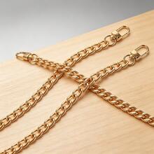 Cadena de metal, adecuada para diversos estilos de DIY de carteras, accesorio de atmósfera exquisita - oro - Ver 4