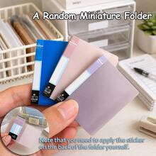 Mini File Folder Set, Dollhouse Miniature Office Accessory, 1:12 Desk Document Organizer Photo Prop - one-size - View 8