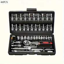 Automotive Repair Tools, Automotive Maintenance And Repair Tool Accessories Multi-Function Repair Tool Kit - Ratchet Torque Wrench And Screwdriver, Portable Car, Bicycle And Motorcycle Repair Tool Kit - A - View 10