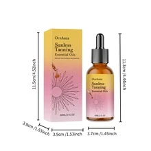 60ml Body Tanning Care Oil - Locks In Moisture, Keeps Tanned Skin Soft And Textured, Helps Create Natural Tanned Look, Compact And Portable, Gentle Formula - Multi Scents - View 3